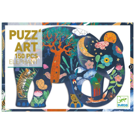 Puzzle Puzz'Art - Éléphant - 150 pièces