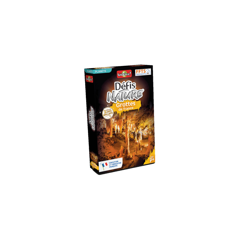 Jeux de société - Défis nature - Grottes de France