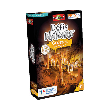 Jeux de société - Défis nature - Grottes de France