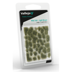 Vallejo Scenery : Wild Tuft - Brun Clair - Light Brown - Large : 6mm