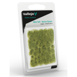 Vallejo Scenery : Wild Tuft - Dense Green : 6mm