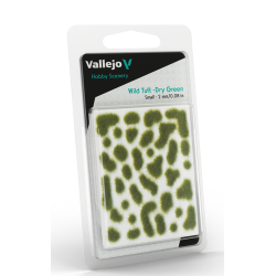 Vallejo Scenery : Wild Tuft - Vert Sec - Dry Green : 2mm