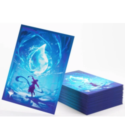 MTG - Protèges Cartes illustrées - 105 sleeves illustrées : Secrets of Strixhaven - Island