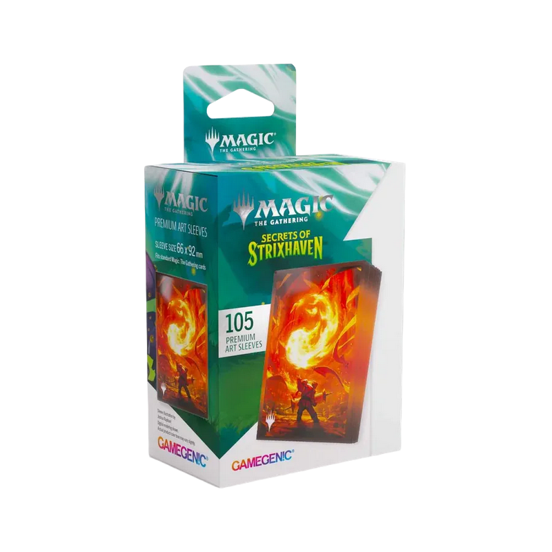 MTG - Protèges Cartes illustrées - 105 sleeves illustrées : Secrets of Strixhaven - Moutain