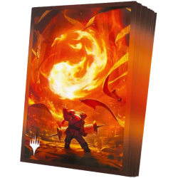 MTG - Protèges Cartes illustrées - 105 sleeves illustrées : Secrets of Strixhaven - Moutain