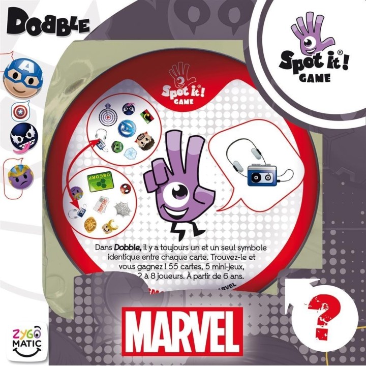 Jeux de société - Dobble Marvel Emoji