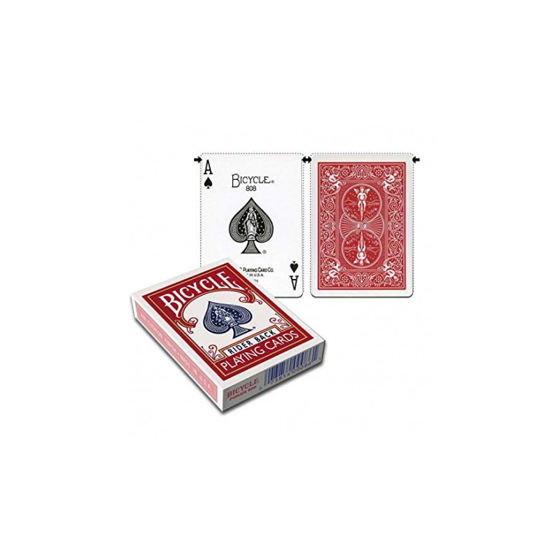 Bicycle - Cartes Courtes - Short Deck Standard - Rouge - Spécial Magie