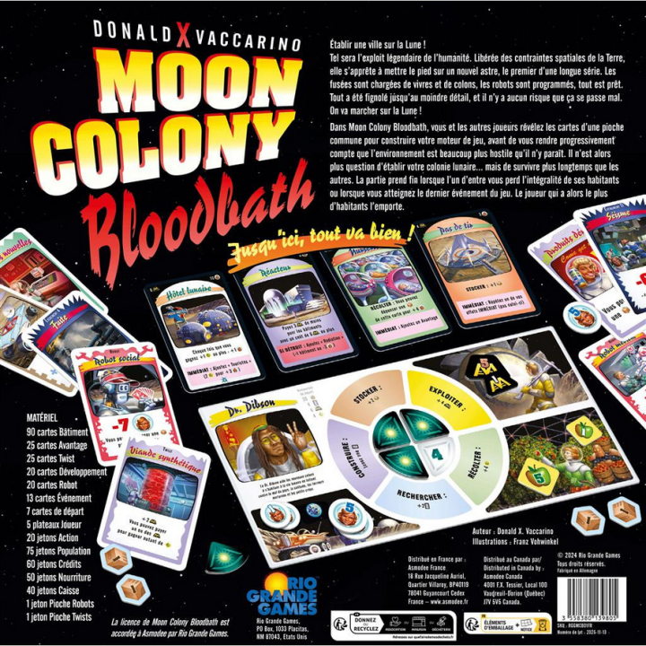 Jeux de société - Moon Colony Bloodbath