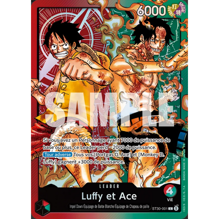 One Piece TCG : Deck de Démarrage : Luffy et Ace - ST30
