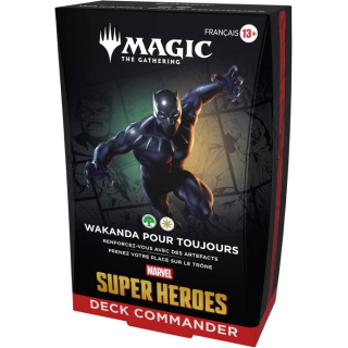 MTG - Magic Deck Commander : Marvel Super Heroes : Wakanda pour Toujours