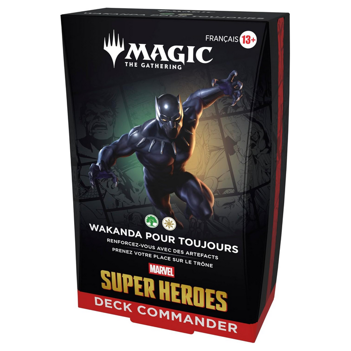 Précommande : MTG - Magic Deck Commander : Marvel Super Heroes : Wakanda pour Toujours