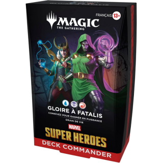 Précommande : MTG - Magic Deck Commander : Marvel Super Heroes : Gloire à Fatalis