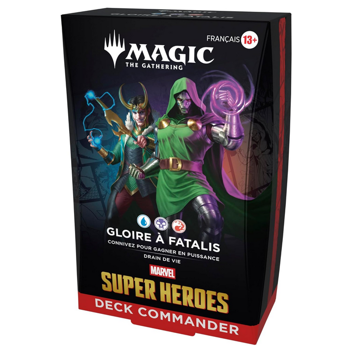 Précommande : MTG - Magic Deck Commander : Marvel Super Heroes : Gloire à Fatalis