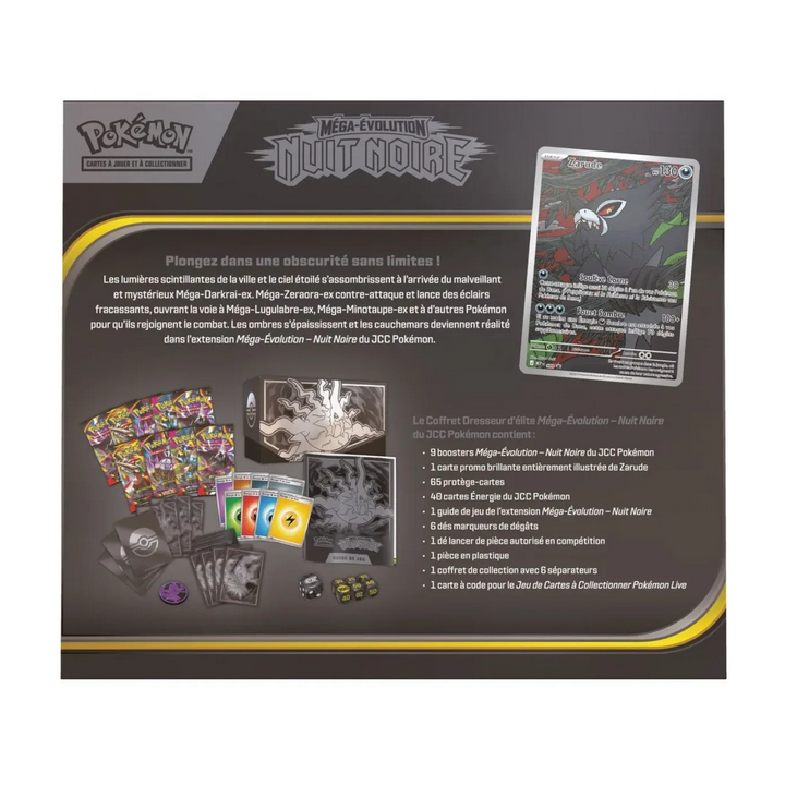 Pokémon - Coffret Dresseur d'Élite ME05 - Méga-évolution : Nuit Noire