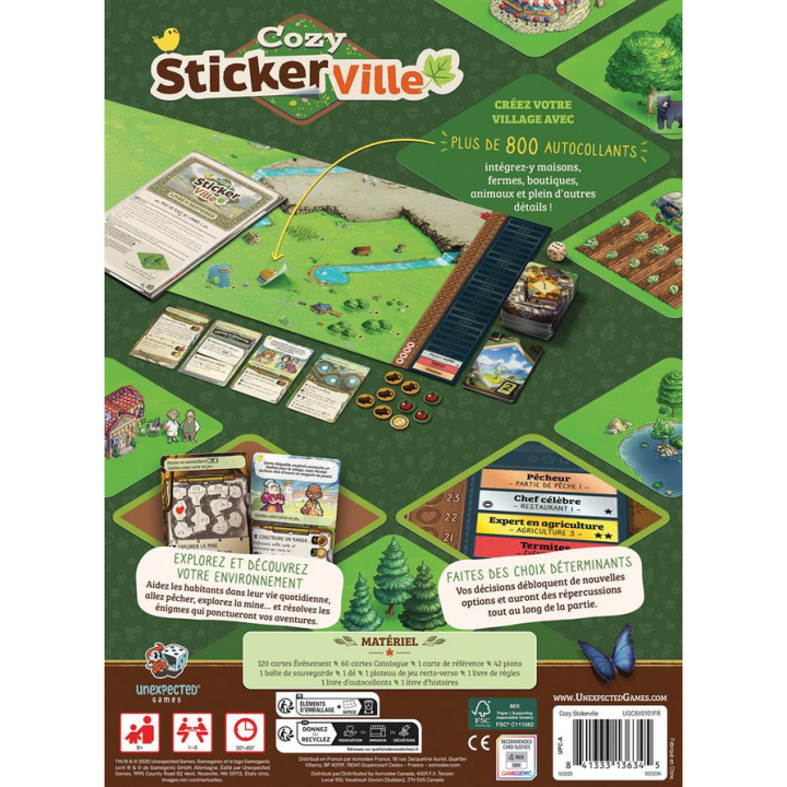 Jeux de société - Cozy Stickerville