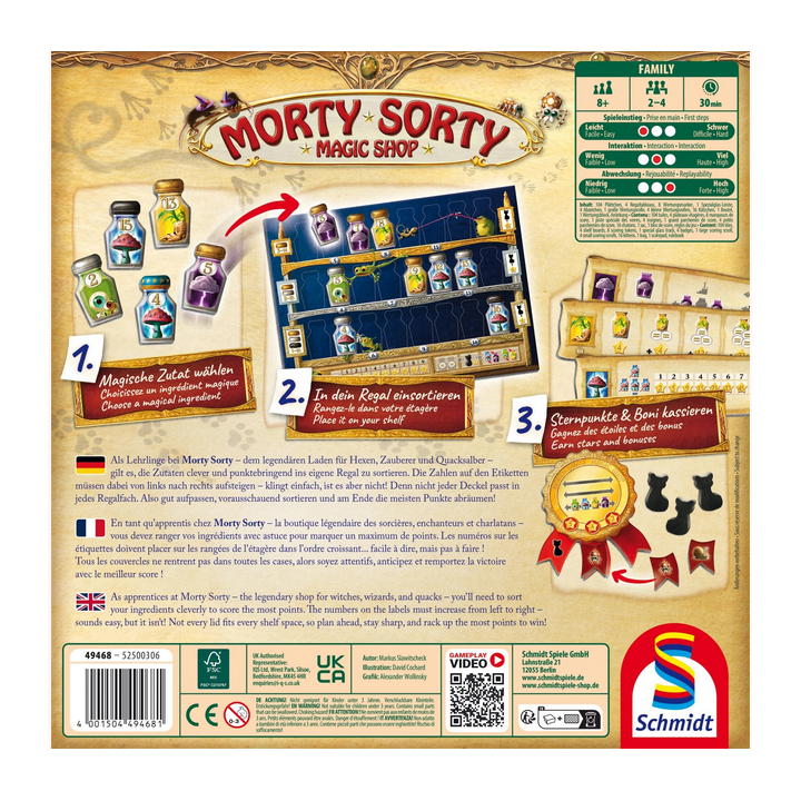 Jeux de société - Morty Sorty Magic Shop