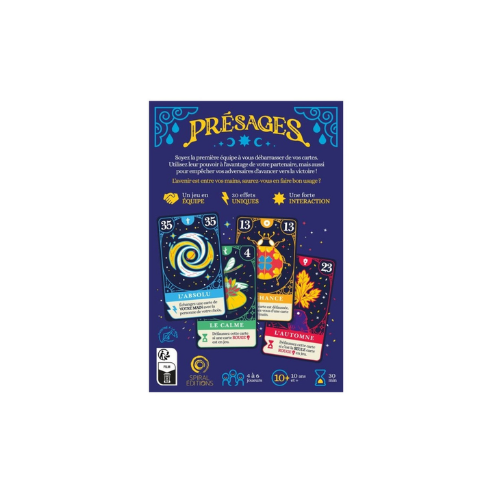 Jeux de société - Présages