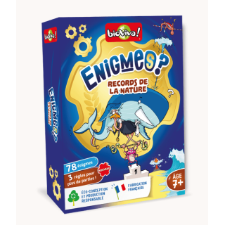 Jeux de société - Bioviva -  Enigmes - Records de la nature