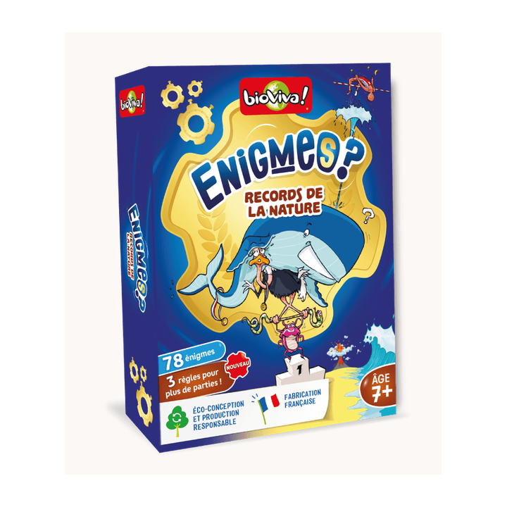 Jeux de société - Bioviva -  Enigmes - Records de la nature