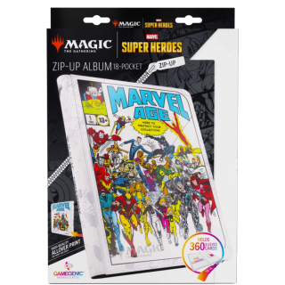 Portfolio - Zip-Up Album 18 Pocket - Magic: The Gathering - Super Heroes: Marvel Age