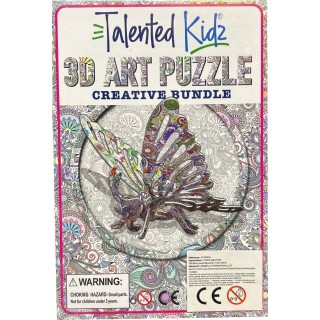 copy of copy of Coloriage - Talented Kidz - 3d Art Puzzle Creative Bundle - Arraignée