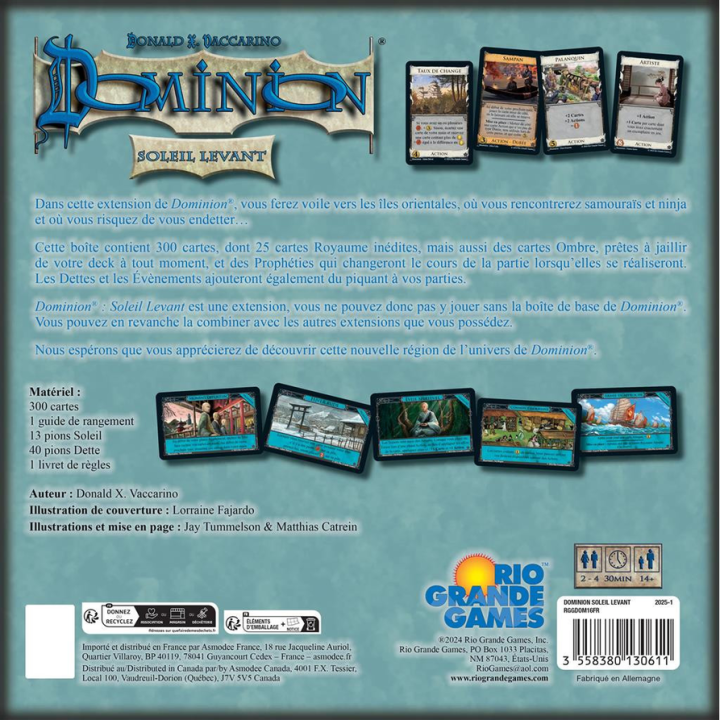 Jeux de société - Dominion Seconde Edition - Soleil Levant