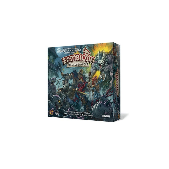 Jeux de société - Extension - Zombicide - Black Plague : Friends and Foes