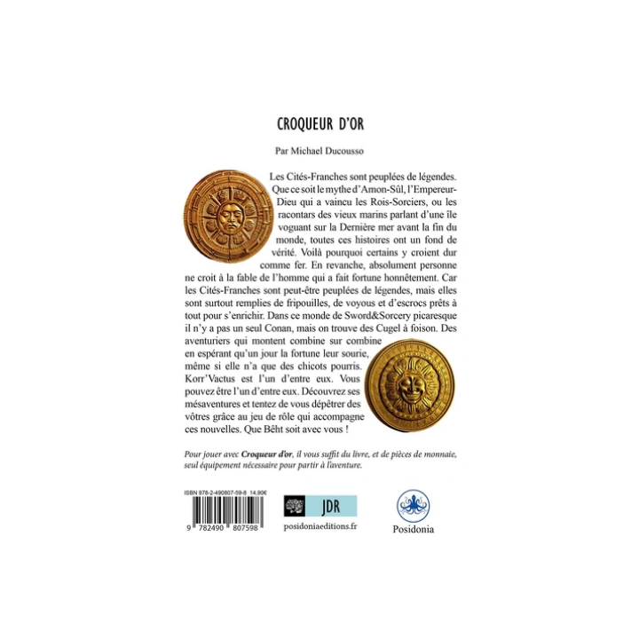 Livre Jeu : Croqueur d'Or