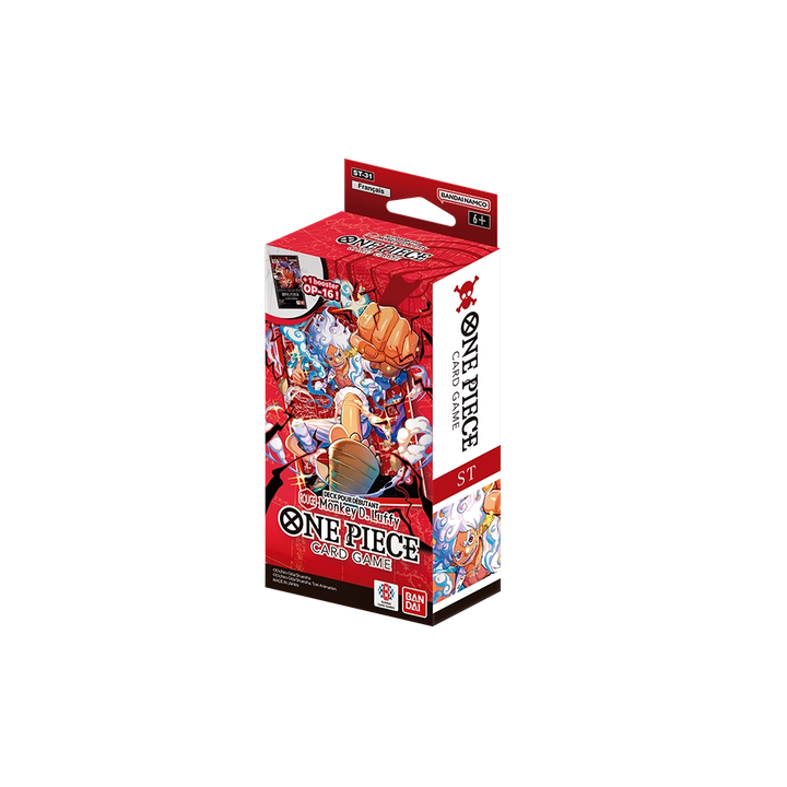 One Piece TCG : Deck de Démarrage : Monkey D. Luffy - ST31 - Rouge