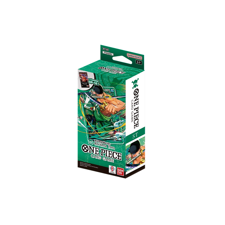 One Piece TCG : Deck de Démarrage : Roronoa Zoro - ST32 - Vert
