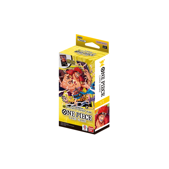 One Piece TCG : Deck de Démarrage : Eustass "Captain" Kidd - ST36 - Jaune