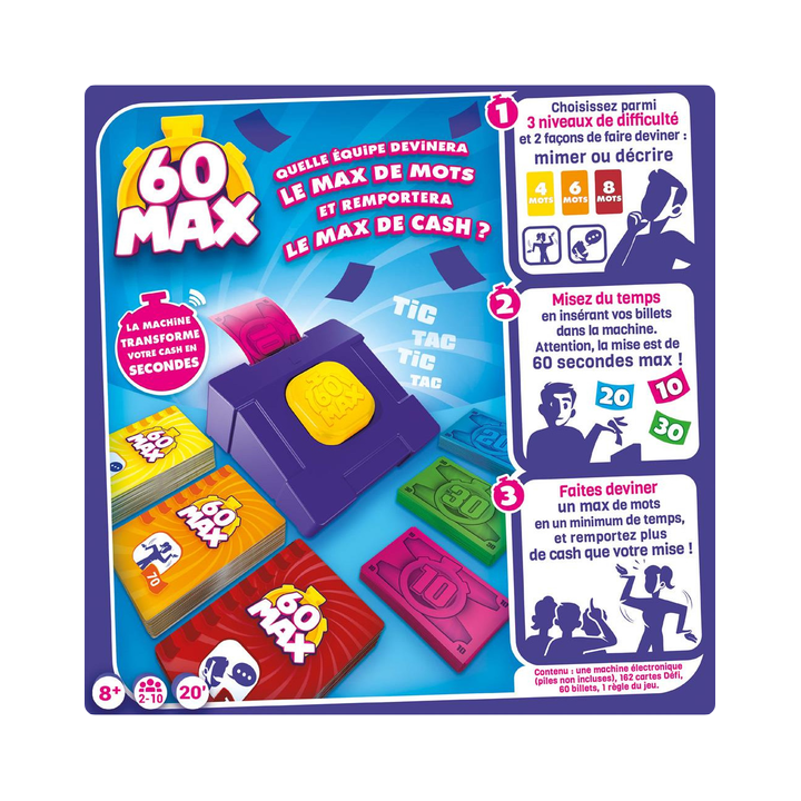 Jeux de société - 60 Max