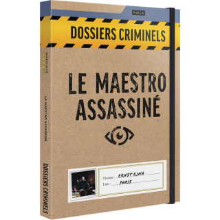 Jeux de société - Dossiers Criminels - Le Maestro Assassiné