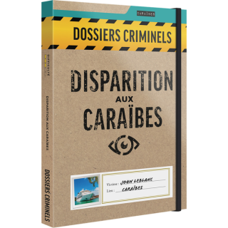 Jeux de société - Dossiers Criminels - Disparition Aux Caraïbes
