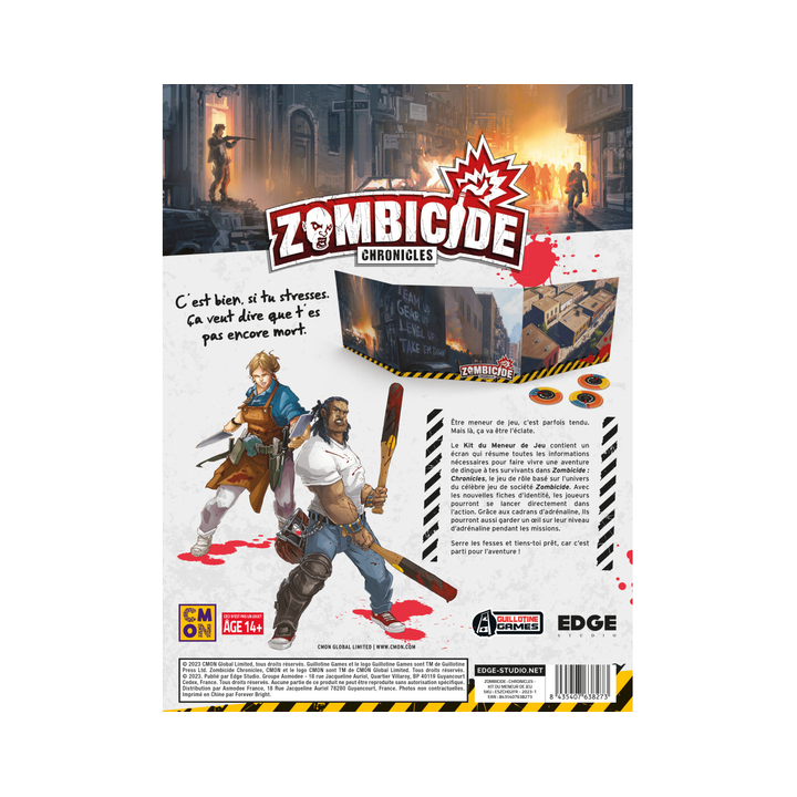 Jeux de rôle - Zombicide : Chronicles - Le Jeu de Rôle