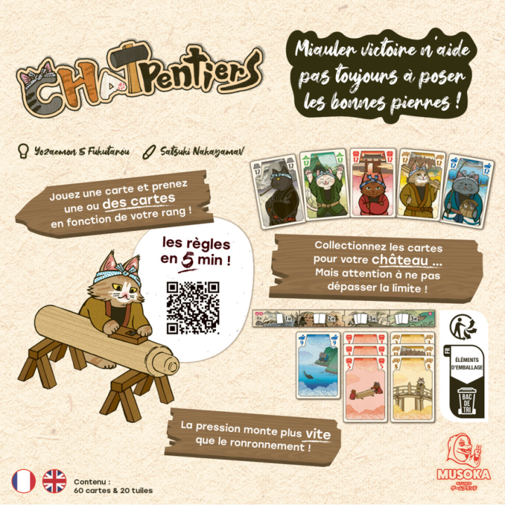 Jeux de société - Charpentiers