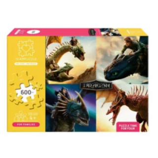 Puzzle - Teampuzzle - How To Train Your Dragon - 600 pièces