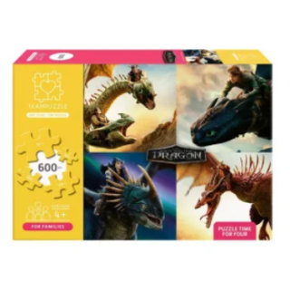 Puzzle - Teampuzzle - How To Train Your Dragon - 600 pièces