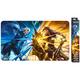 Tapis de jeu Illustré :  Riftbound : League of Legends Vendetta : Diana vs Leona