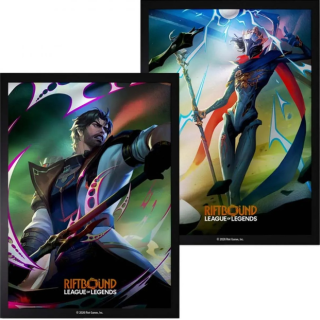 Protège-cartes illustré - Riftbound : League of Legends Vendetta - 100 Art Sleeves : Jayce vs Viktor