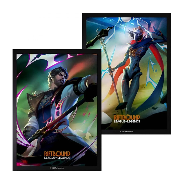 Protège-cartes illustré - Riftbound : League of Legends Vendetta - 100 Art Sleeves : Jayce vs Viktor