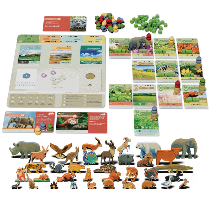 Jeux de société - Earth - Extension -  Règne Animal