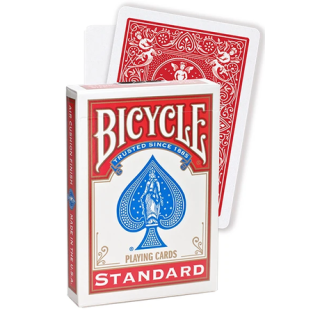 Bicycle - Cartes Courtes - Standard - Rouge - Spéciales Magie