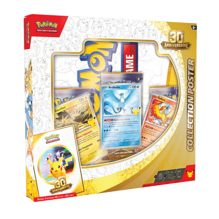 PROCHAINEMENT : Pokémon - Coffret Poster Célébration 30 ans
