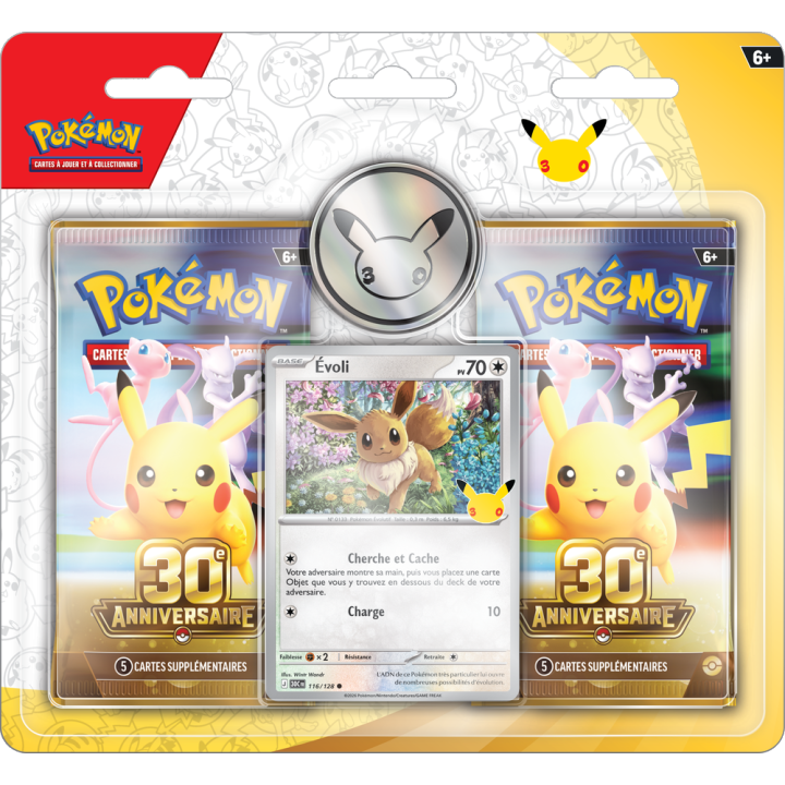 PROCHAINEMENT : Pokémon - Duopack Célébration 30 ans : Evoli