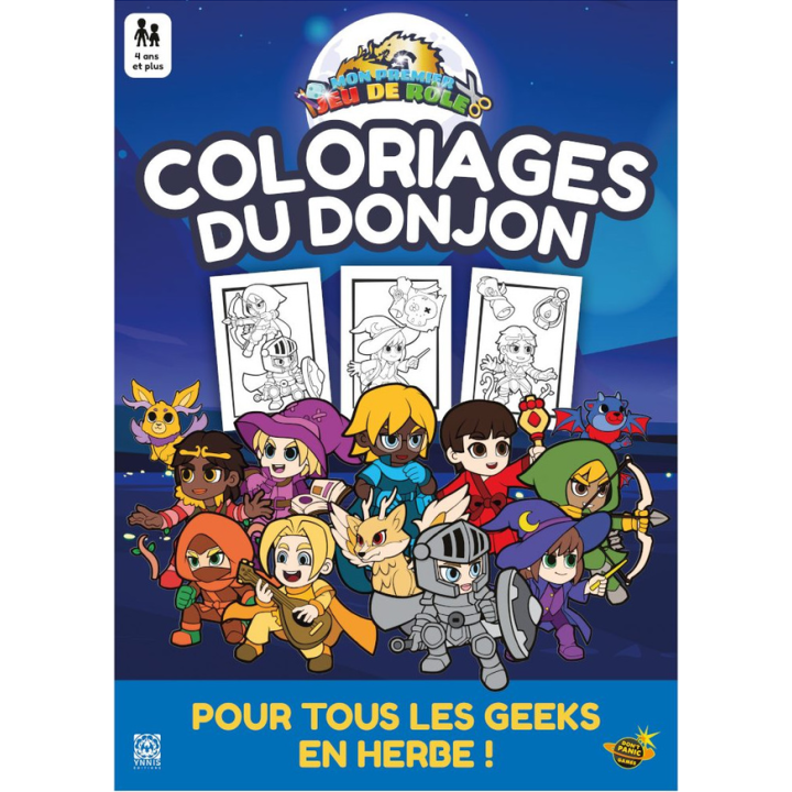 Mon Premier Jeu de Rôle - Coloriages du Donjon