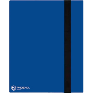 Phoenix Shield - Portfolio Souple 9 cases (360 cartes) - Bleu