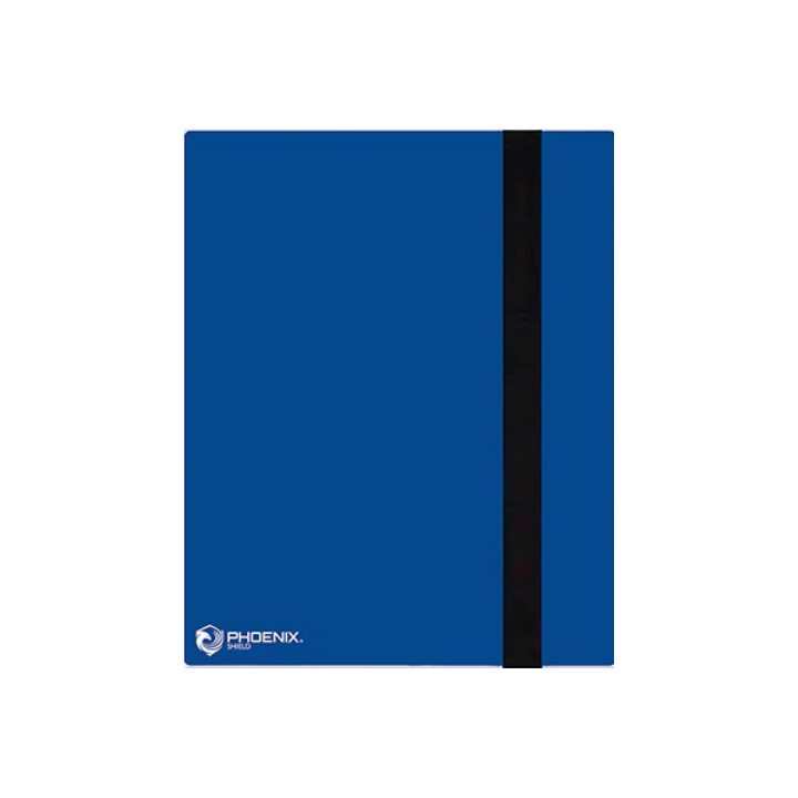 Phoenix Shield - Portfolio Souple 9 cases (360 cartes) - Bleu