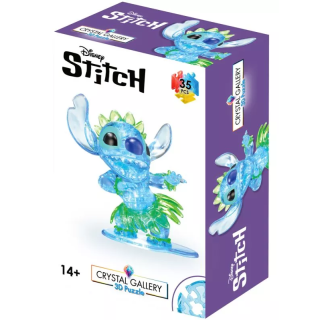 Puzzle Casse - Tete 3D - Crystal Gallery - Stitch - 35 pièces
