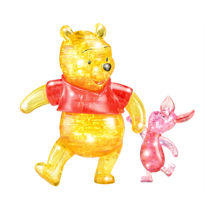 Puzzle Casse - Tete 3D - Crystal Gallery - Winnie L'ourson & Porcinet - 57 pièces
